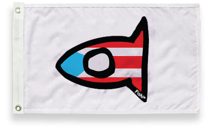 Fishi® Puerto Rico Boat Flag