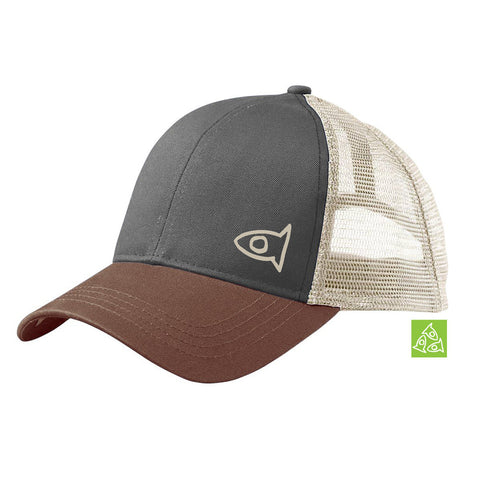 Eco Hat Charcoal / Leg Brown