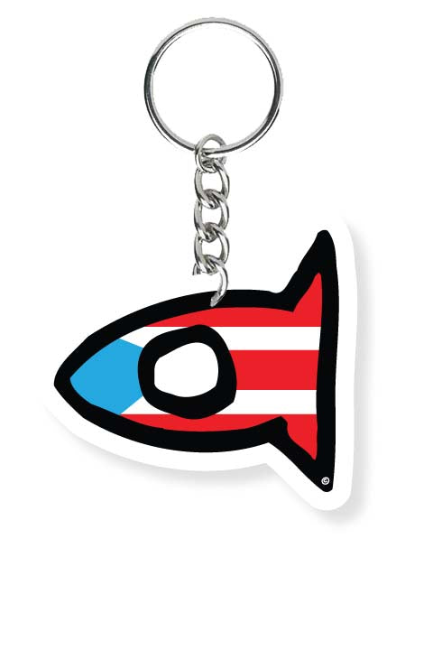 Key Chain PR Flag