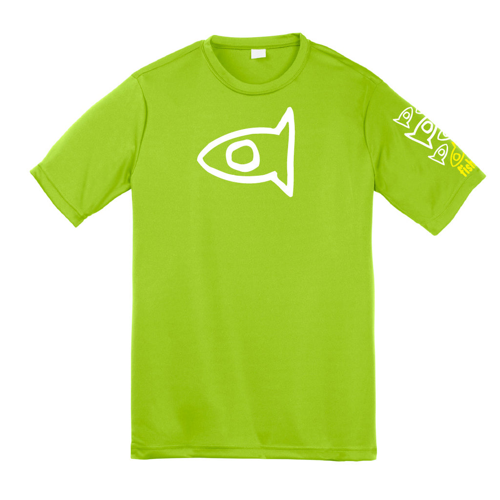 Youth S/S Lime  Pat